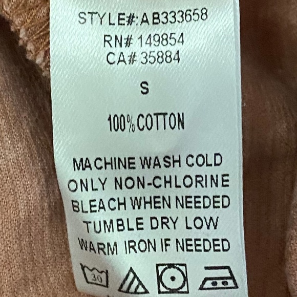 Sadie & Sage Corduroy Wrap Dress - Picture 4 of 4